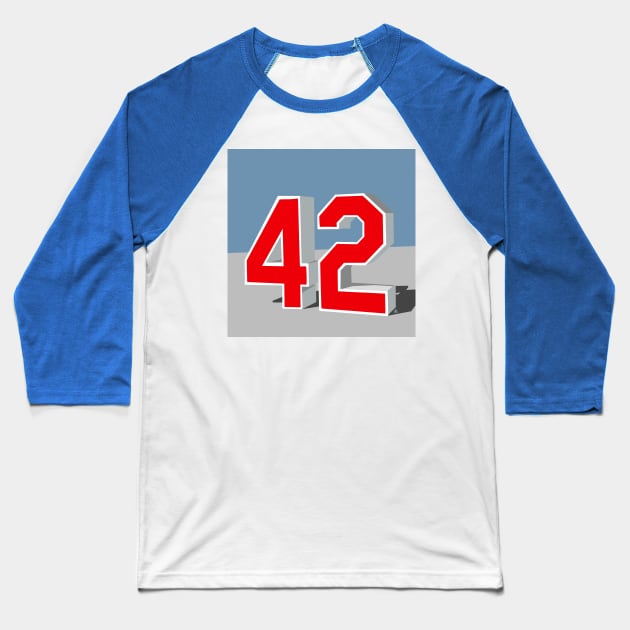 42 Baseball T-Shirt by salohman